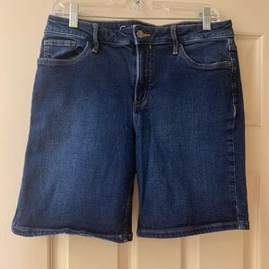 Calvin Klein Dark Blue Denim Bermuda Shorts